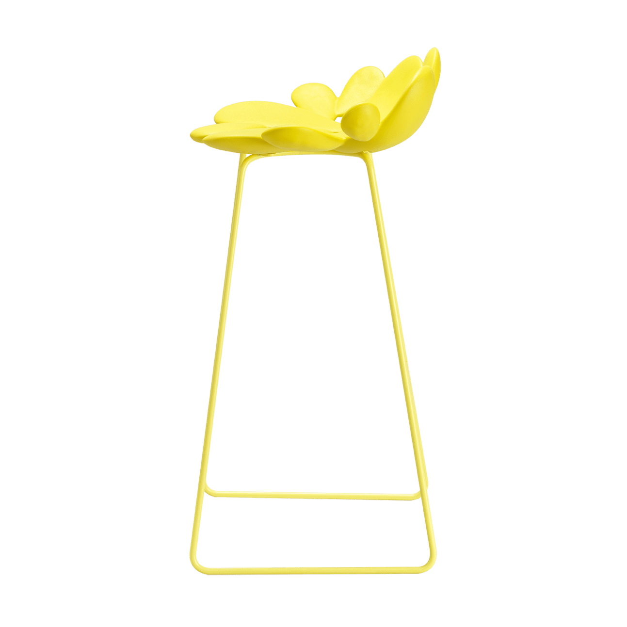 Qeeboo Filicudi Stool - Modern Designer Bar Stool for Kitchen, Dining & Living Room - Lightweight Plastic Chair for Home & Office Decor