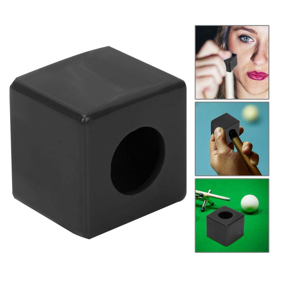 Premium Billiard Chalk Holder - Black Pool Cue Accessory for Smooth Tip Lubrication | Portable & Secure Fit | Perfect for Bars, Game Rooms & Professional Tournaments
