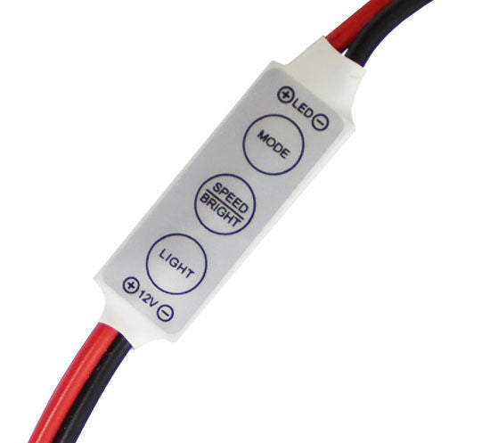 12V Wired Control Module with Strobe Flash Effect - LED Light Controller for Car, Home, and Party Decorations | Perfect for Automotive Lighting, Room Ambiance, and Special Event Displays