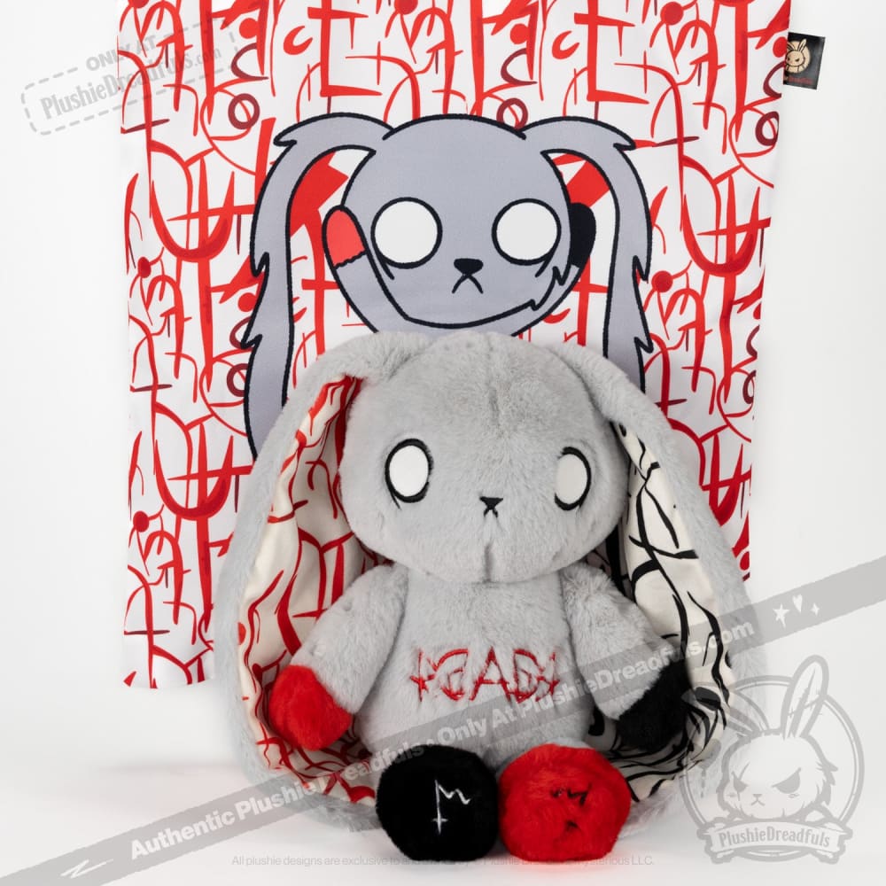 Dyslexia Awareness Rabbit Plush Stuffed Animal - Soft Cuddly Toy for Kids & Adults | Perfect for Comfort, Gifts, and Neurodiversity Support