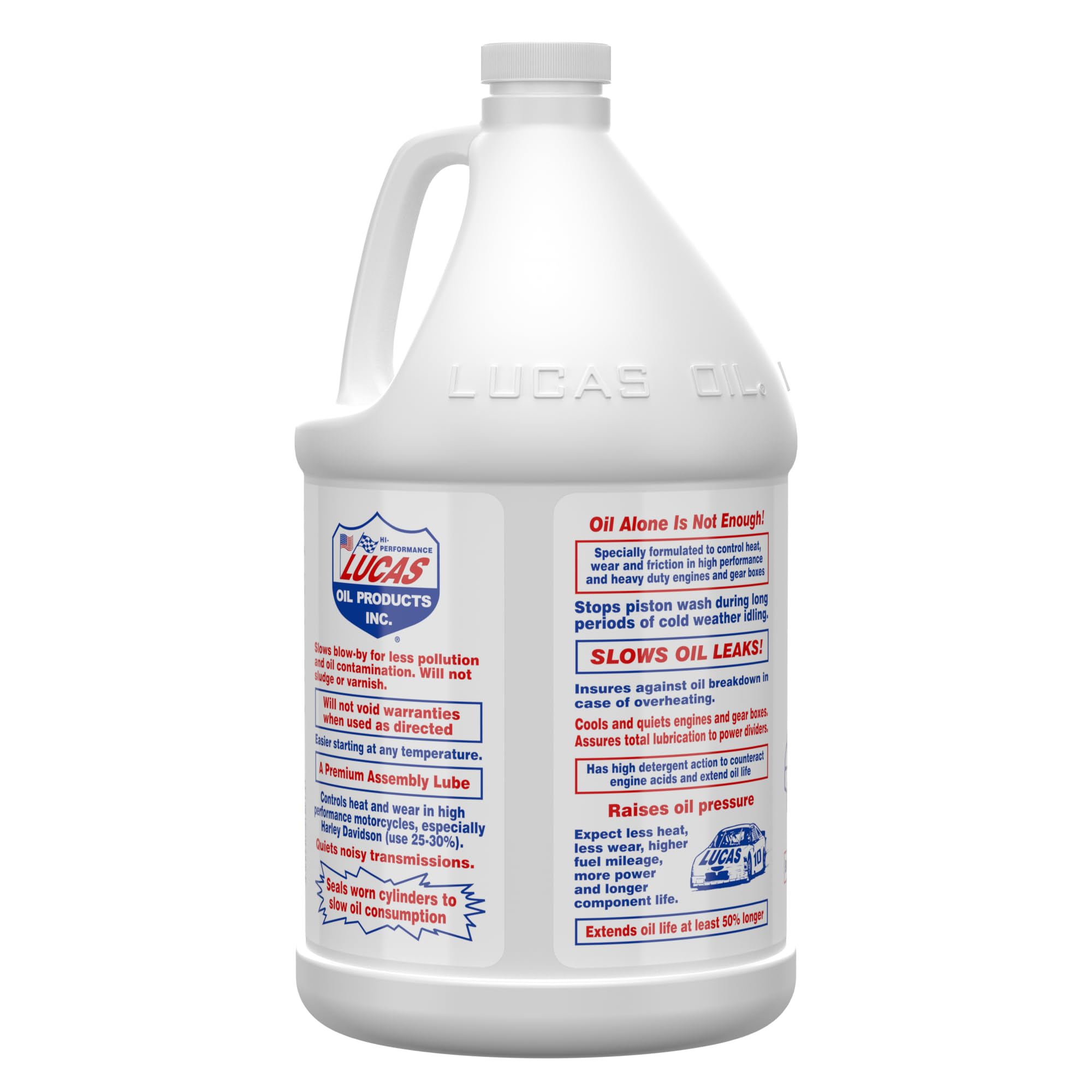 Lucas Oil 10002 Heavy Duty Oil Stabilizer - 1 Gallon | Engine Protection & Performance Booster | Ideal for High-Mileage Vehicles, Trucks & Heavy Equipment