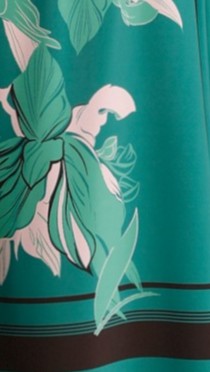 Hadas Maxi Dress - Green Print Floral Summer Dress for Women, Beach Vacation & Party Wear