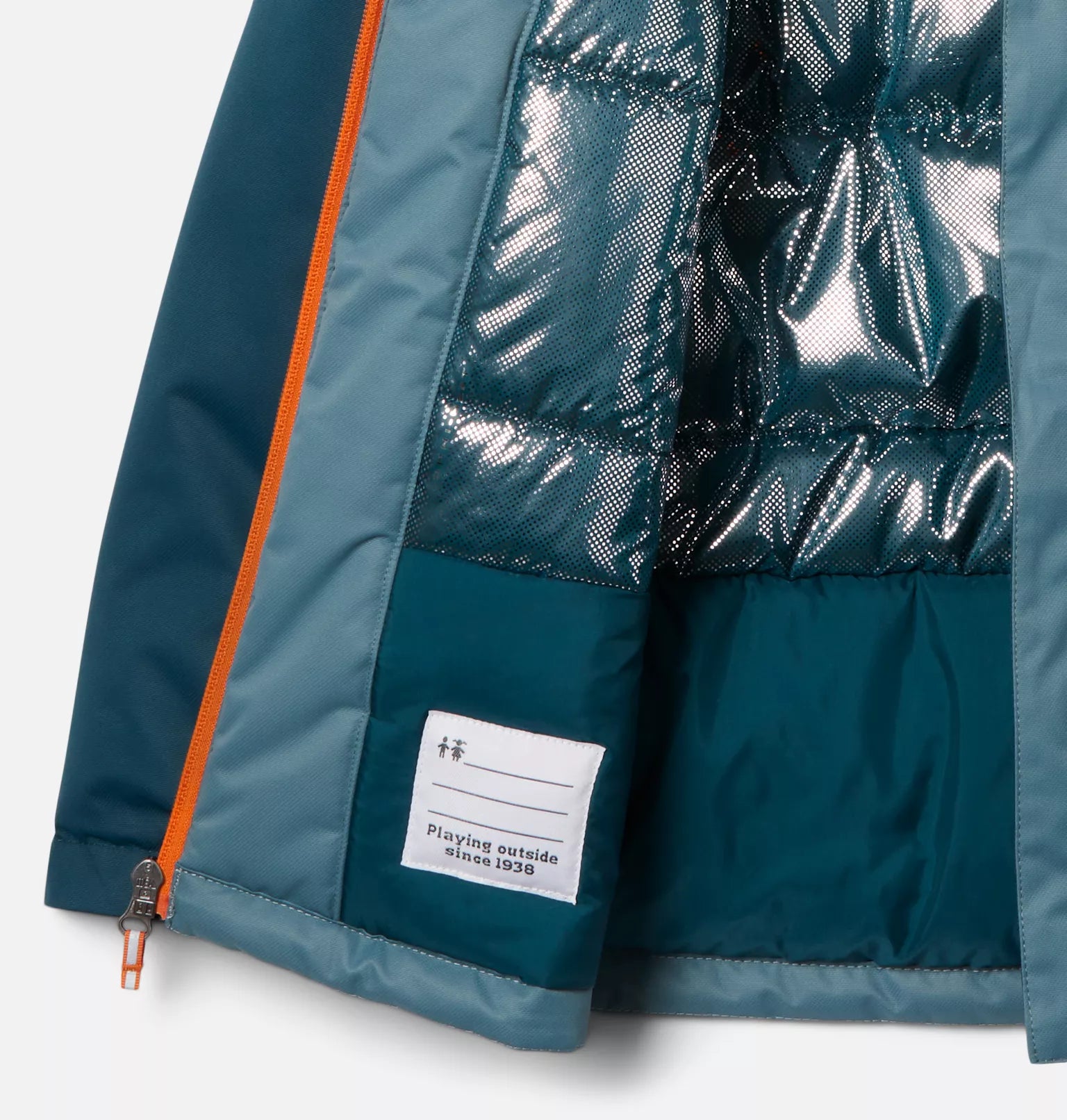 Columbia Men's Metal/Night Wave Insulated Waterproof Hiking Jacket - Lightweight Winter Coat for Outdoor Adventures & Camping