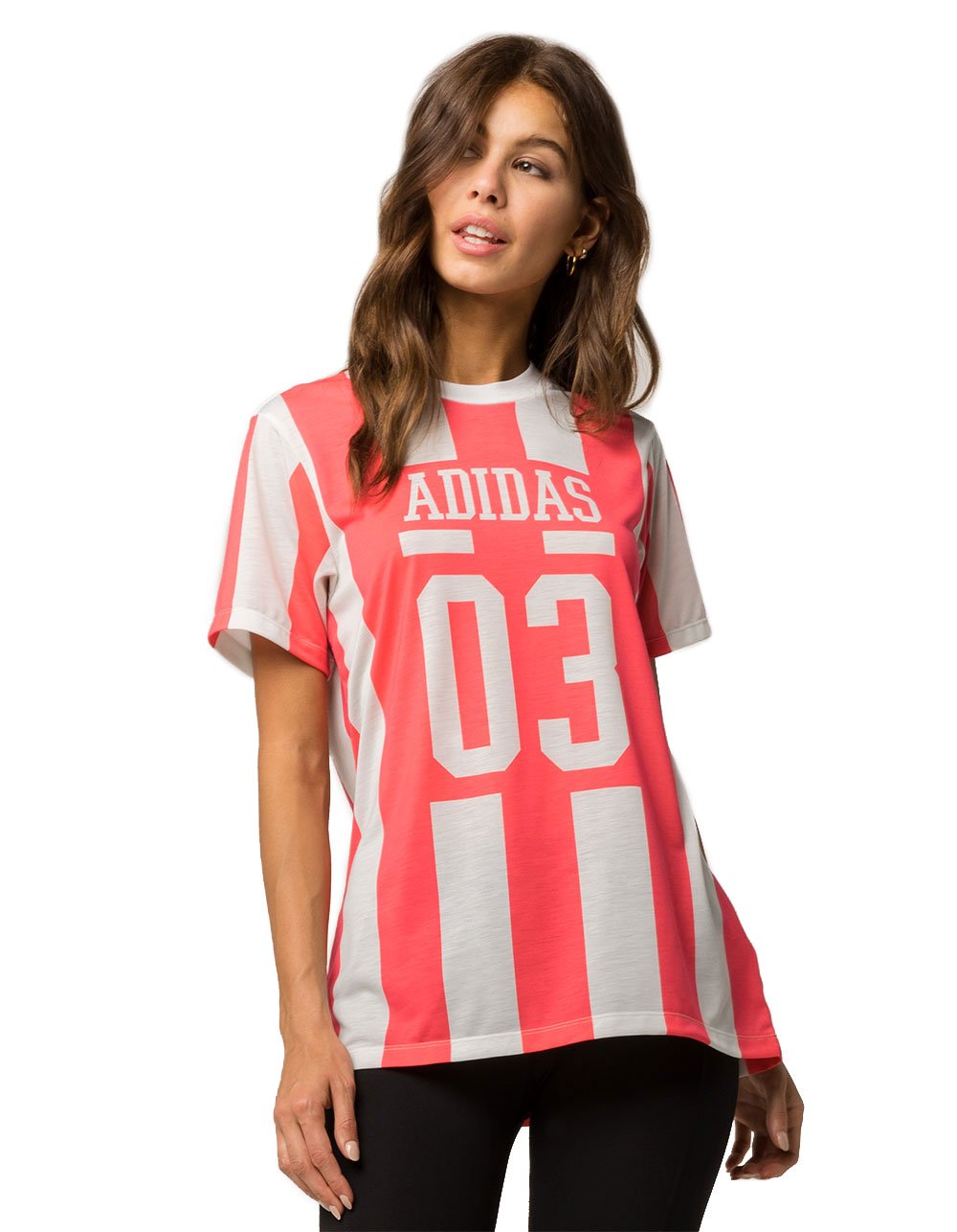 Adidas Women's AA-42 Short Sleeve T-Shirt - Breathable Cotton Casual Tee for Running, Gym & Everyday Wear