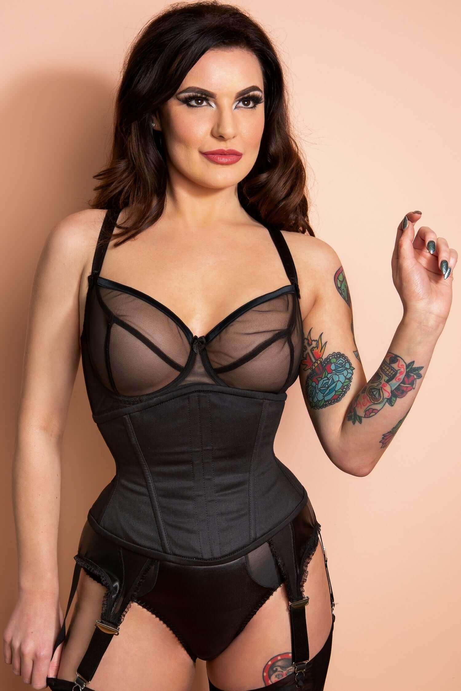 Steel Boned Waist Cincher Corset for Women - Slimming Shapewear with Bust Support | Perfect for Waist Training, Cosplay & Special Occasions