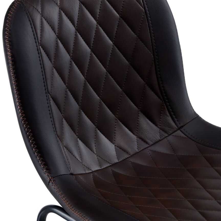 Adrien Upholstered Counter Height Bar Stool - Brown Fabric Dining Stool for Kitchen Island, Breakfast Nook & Home Bar Seating