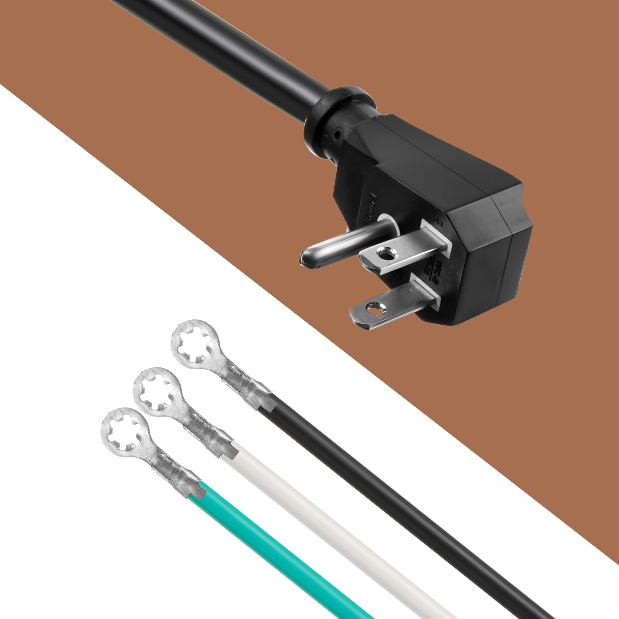 W11365014 Dishwasher Power Cord Replacement - 6 ft UL Certified Dishwasher Installation Kit with Right Angle Plug for Easy Dishwasher Setup & Maintenance