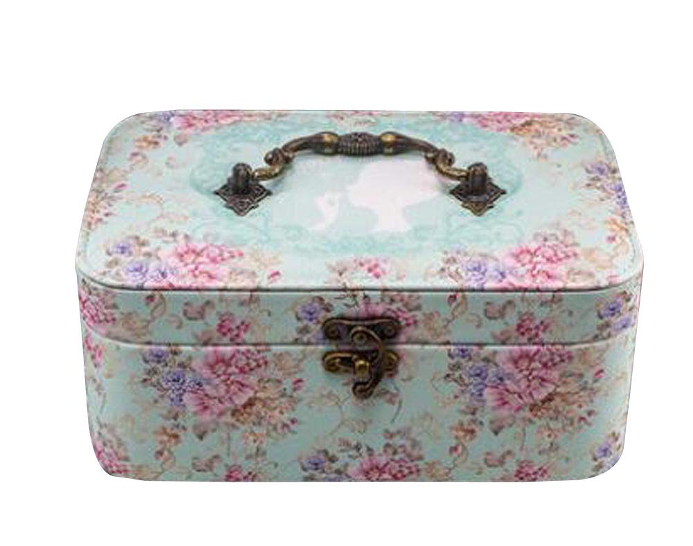Black Temptation 2-Layer Women's Jewelry Organizer Box - Fashion Jewelry Storage Case for Necklaces, Rings & Earrings - Perfect for Bedroom, Travel & Gift Giving
