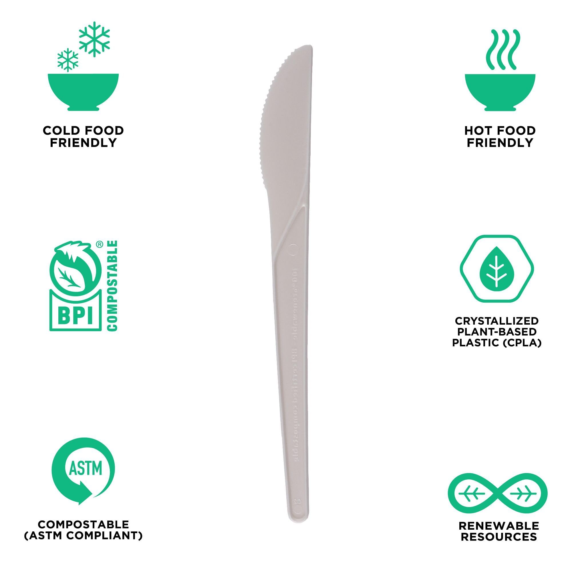 ECO-Friendly Compostable PLA Plastic Utensils - 6