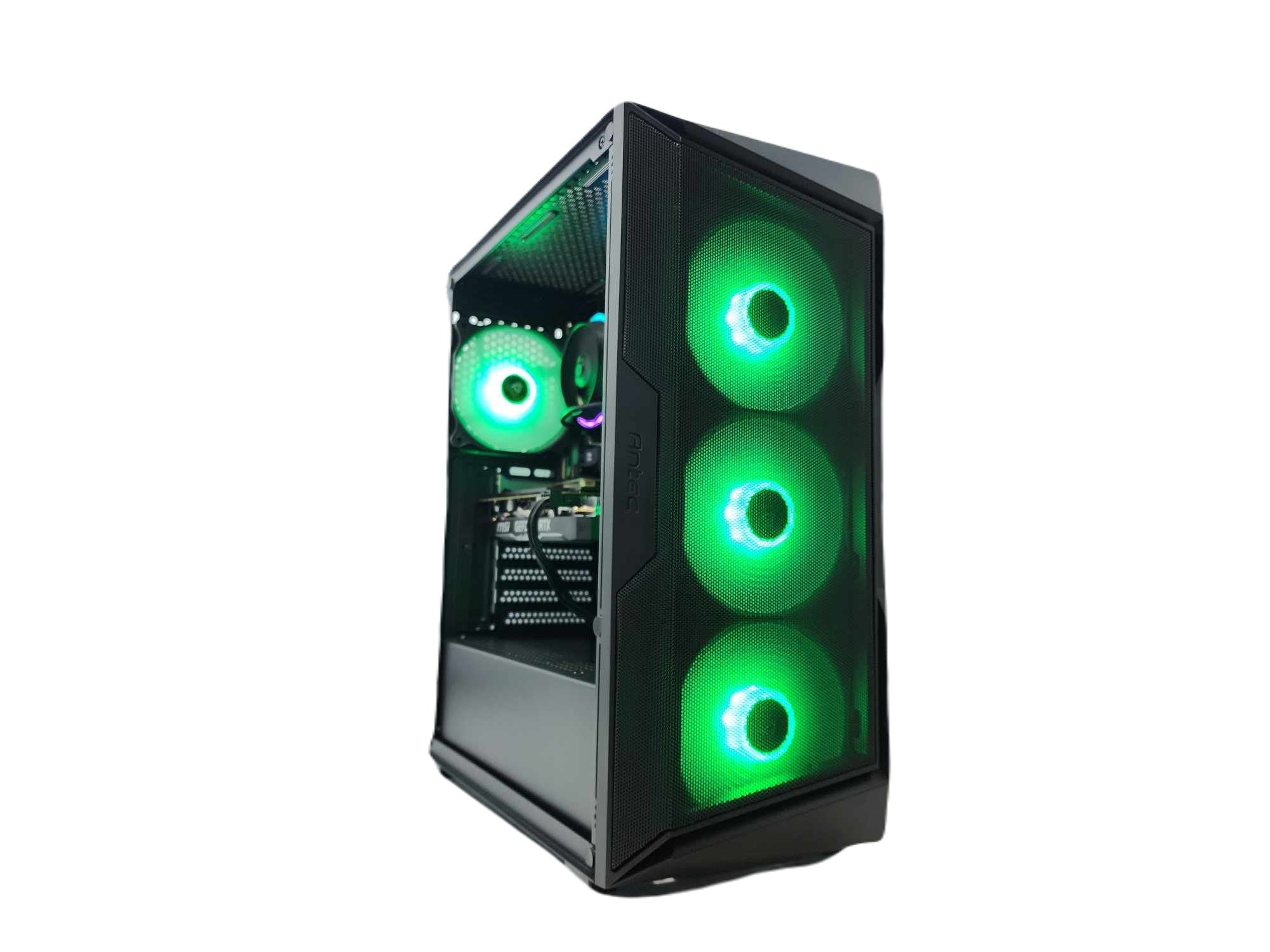 Gaming Desktop PC with AMD Ryzen 7 7800X3D, NVIDIA RTX 5060, 1TB SSD, 64GB DDR5 RAM - AX61 Black A620 - Perfect for 4K Gaming, Streaming & Content Creation