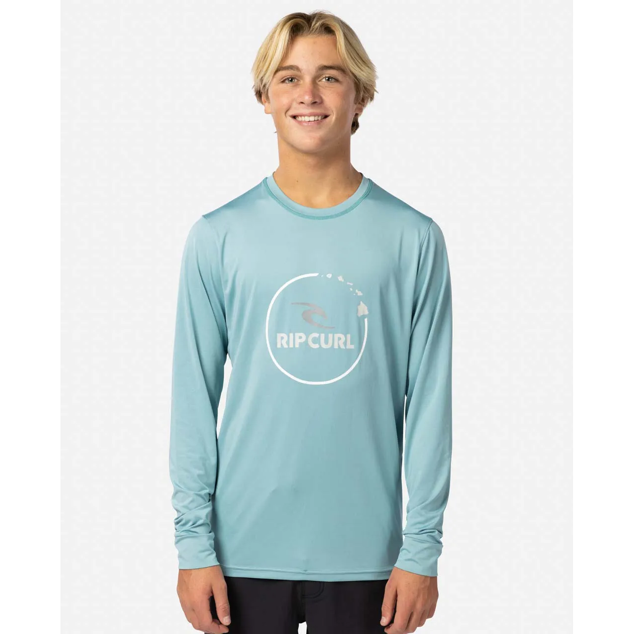 Rip Curl Island Vibe Long Sleeve UV Protection Relaxed Fit T-Shirt for Men & Women - Beach, Surfing, and Outdoor Activities