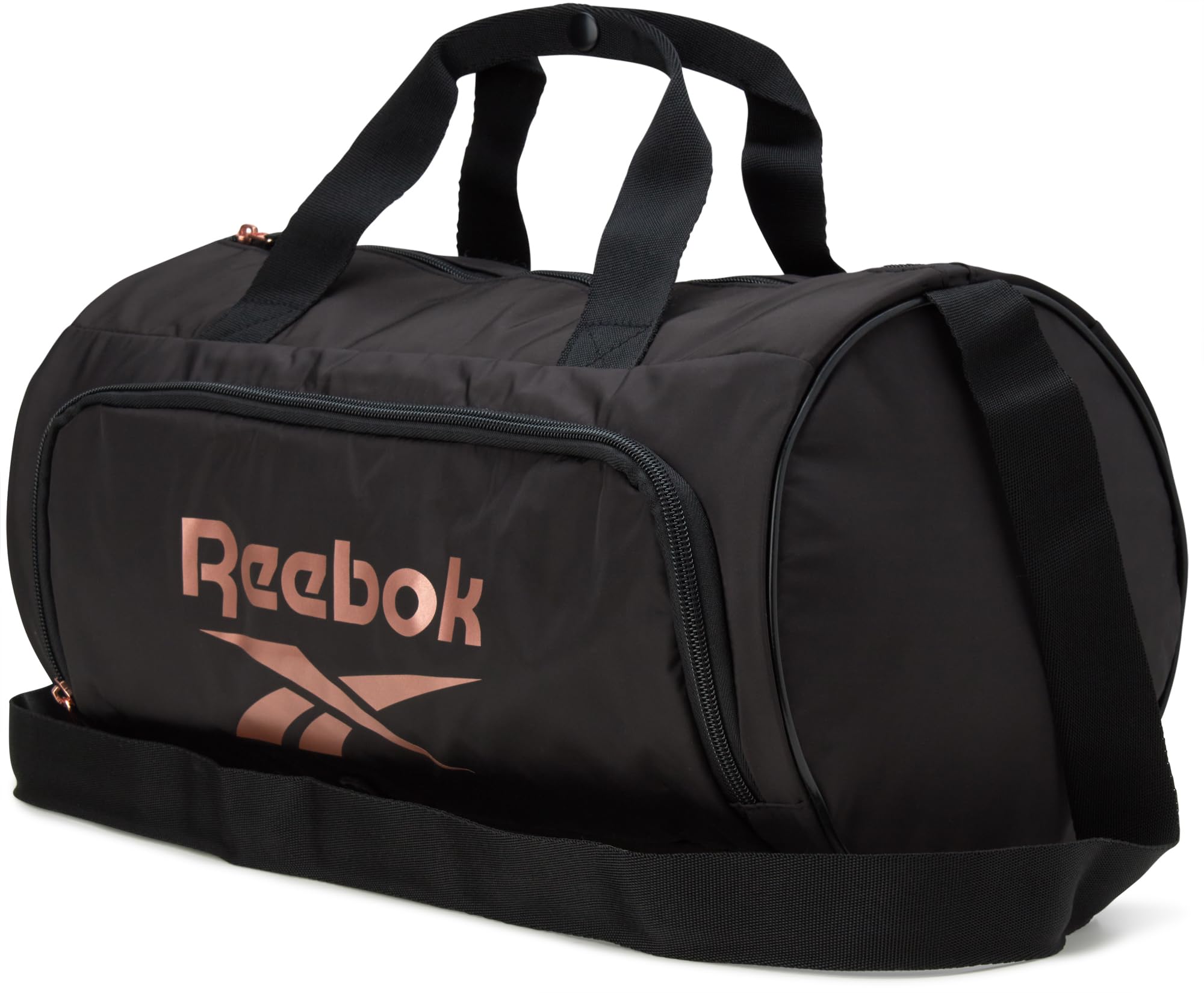 Reebok Unisex Lightweight Duffle Bag - Gym, Sports & Travel Carry On Weekender for Men & Women, Black Easton (One Size) - Perfect for Workouts, Weekend Trips & Sports Gear Storage
