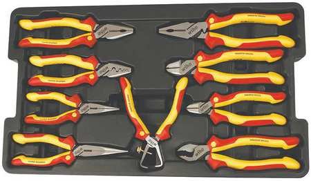 9-Piece Insulated Pliers & Cutters Set for Electricians - Safe Electrical Work