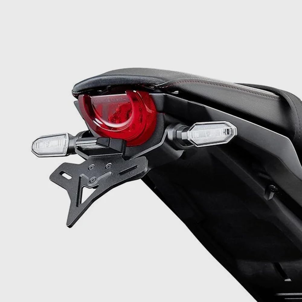 Motorcycle License Plate Bracket Fender Eliminator Kit for Honda CB1000R (2018-2024) - Rear License Plate Holder Tail Tidy | Durable Aluminum Alloy, Easy Installation | Perfect for Street Riding & Custom Bike Builds