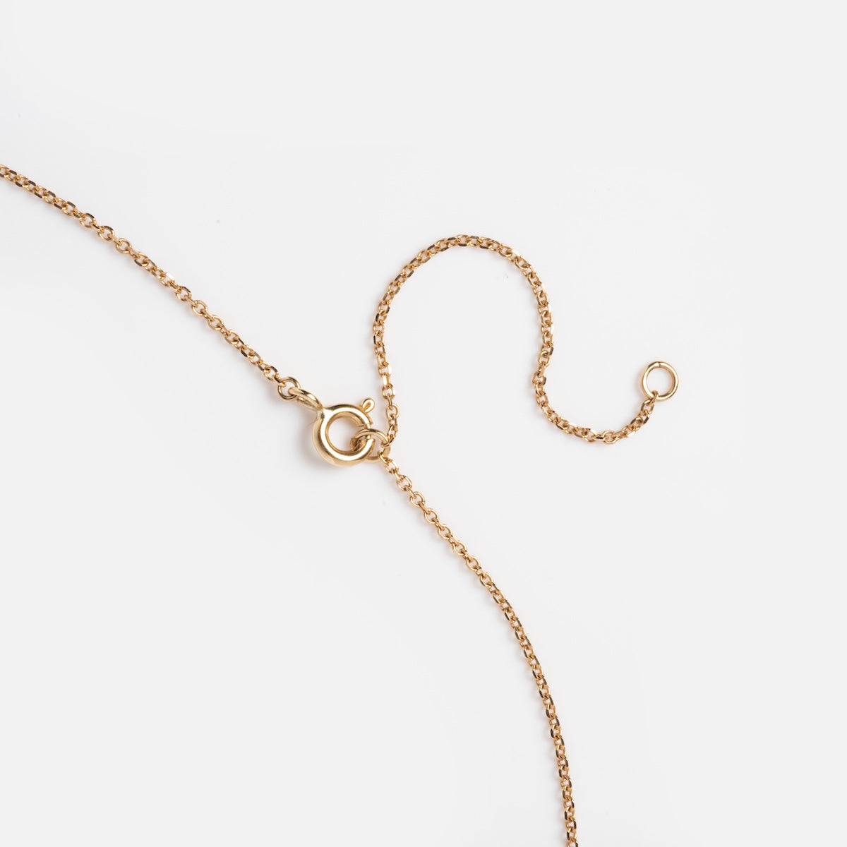 Solid Gold Horizon Moonstone and Opal Sprinkle Necklace - Elegant Dainty Jewelry for Women, Perfect for Everyday Wear, Gift Giving & Special Occasions