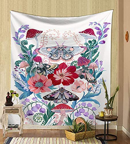 Nordic Psychedelic Tapestry Wall Hanging - 150x130cm Bohemian Home Decor for Bedroom, Living Room & Dorm | Perfect for Wall Art, Room Dividers & Cozy Boho Vibes