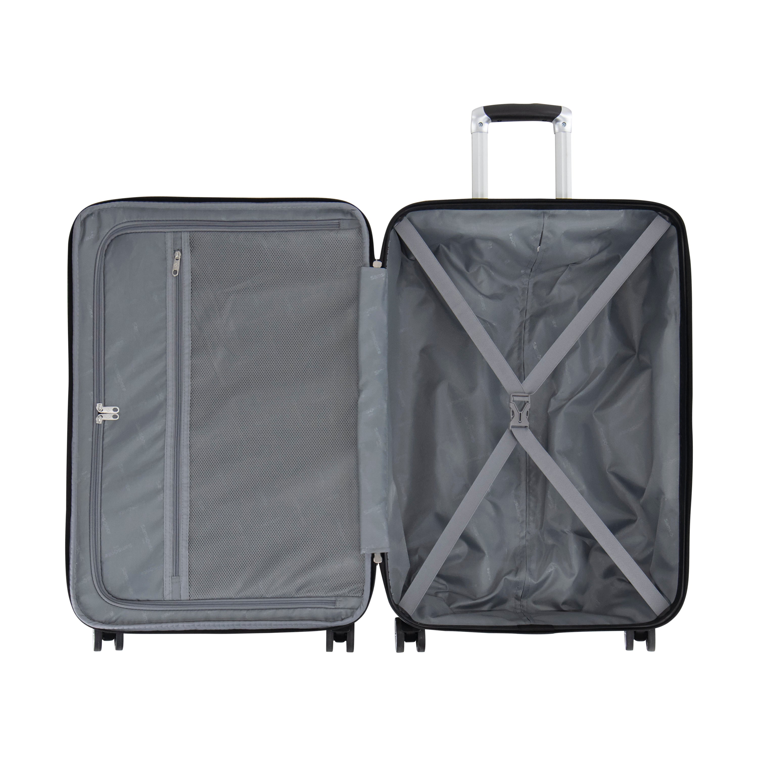 Samsonite Summit Spinner Medium Expandable Carry-On Luggage Suitcase with 4 Wheels - Perfect for Business Travel & Weekend Getaways