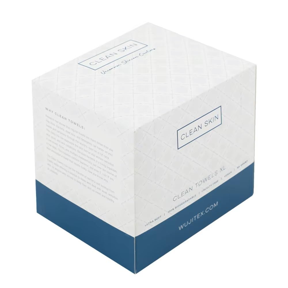 Soft & Absorbent Disposable Face Towels - 100 Pack | Gentle on Skin, Perfect for Travel, Gym & Daily Skincare Routine