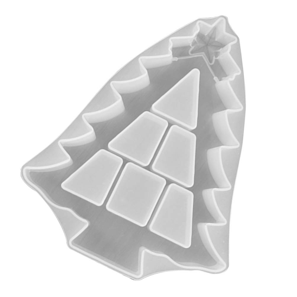 Premium Christmas Resin Molds - Silicone Christmas Tree Epoxy Casting Molds for DIY Jewelry Making & Craft Storage | Perfect for Holiday Decorations, Gift Boxes & Festive DIY Projects