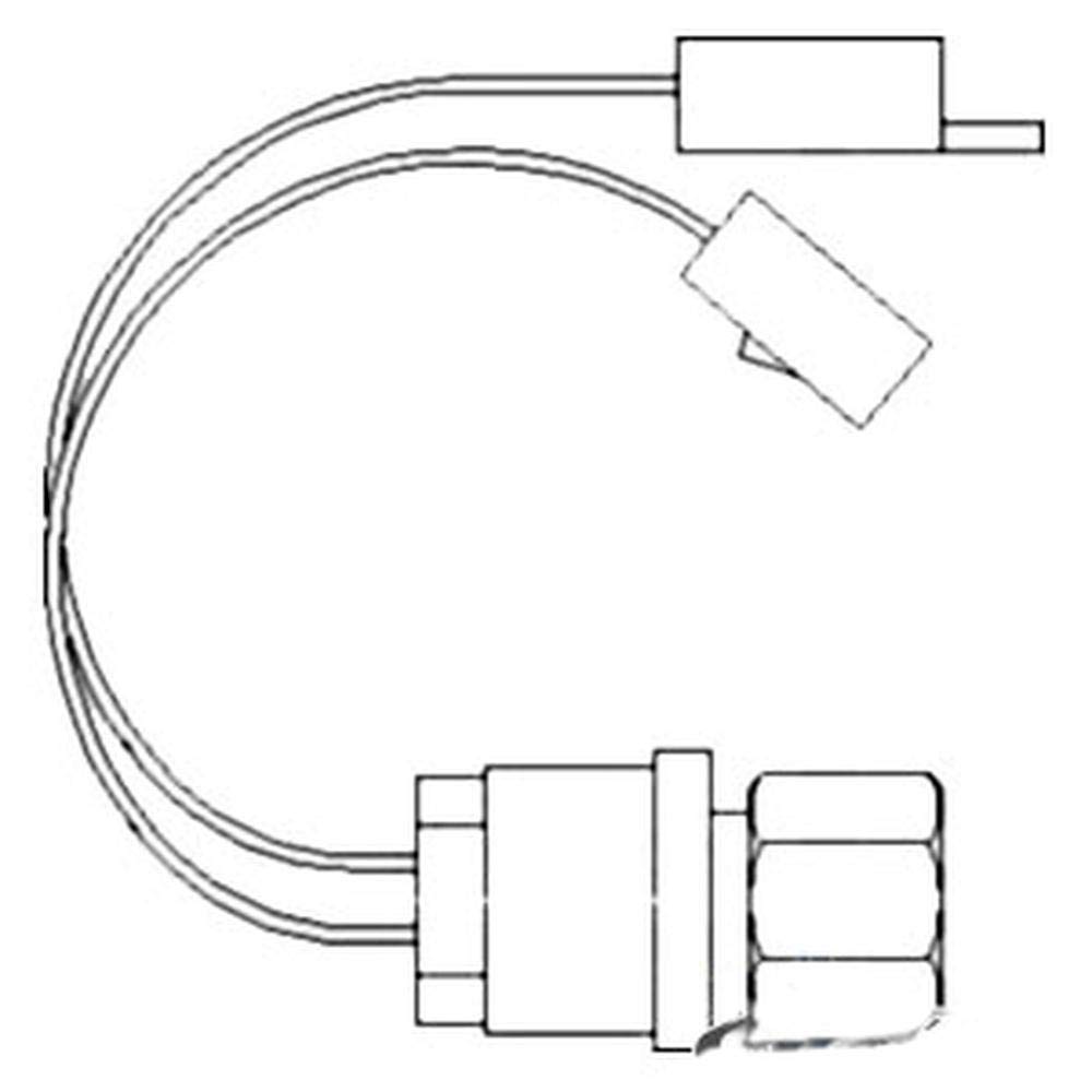 RAParts High Pressure Switch Compatible with Case-IH Tractor Models 5120 5130 5140 5220 - Replacement Part for Hydraulic System - Perfect for Farm Equipment Repair & Maintenance