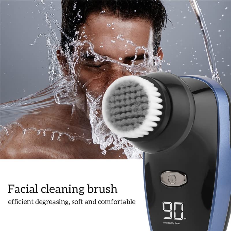 Best Electric Razor for Men - 5D Floating Head USB Rechargeable Shaver with Bald Clipper & Beard Trimmer | Waterproof & Washable | Perfect for Travel, Home & Gym Use