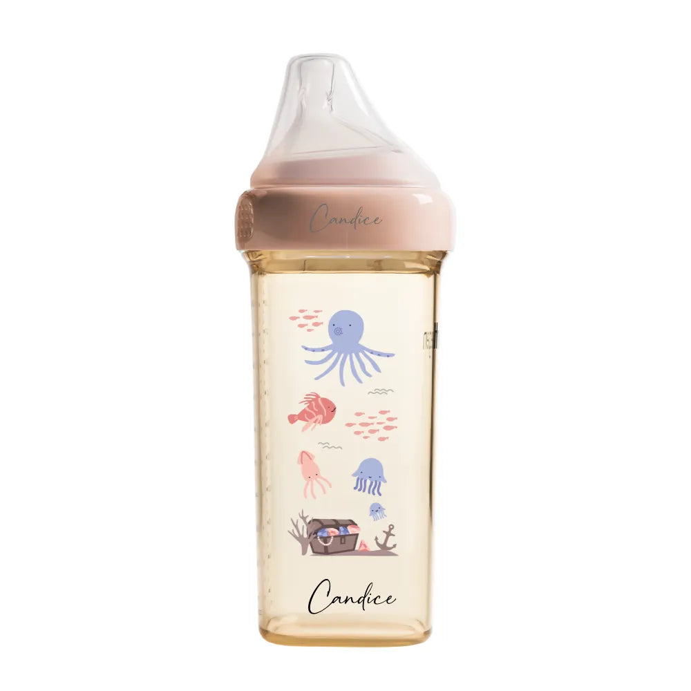 Hegen Baby Bottle Set - Customizable & Leak-Proof Feeding Solution for Newborns & Infants | Perfect for Daycare, Travel & On-the-Go Parents