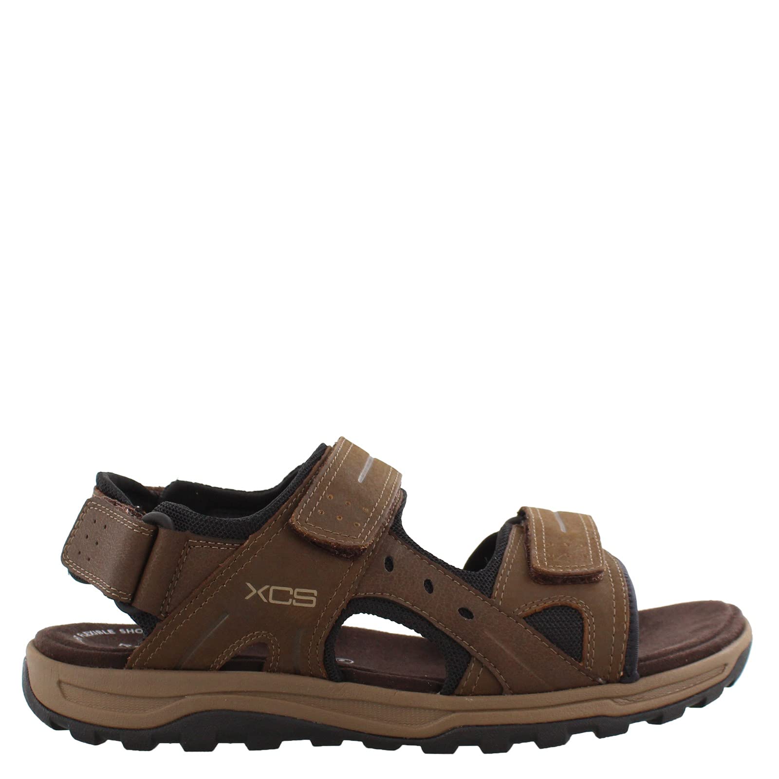 Rockport Men's Trail Technique Velcro Sandal - Lightweight Hiking Sandals for Men with Adjustable Straps - Perfect for Outdoor Adventures, Camping & Travel