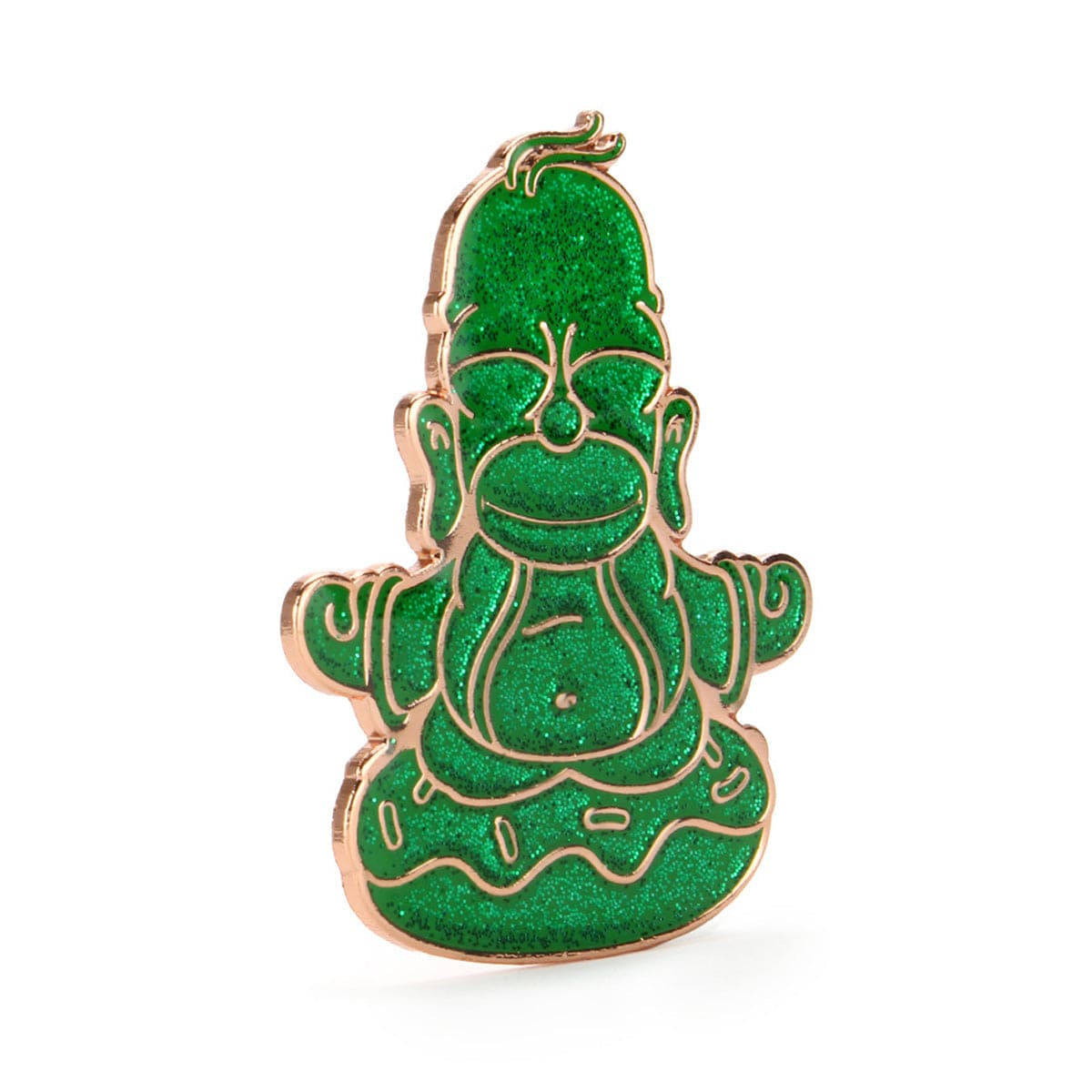 Jade Homer Buddha Enamel Pin - The Simpsons x Kidrobot Collaboration - IamRetro Exclusive Collectible - Perfect for Anime Fans, Pin Collectors & Gift Giving