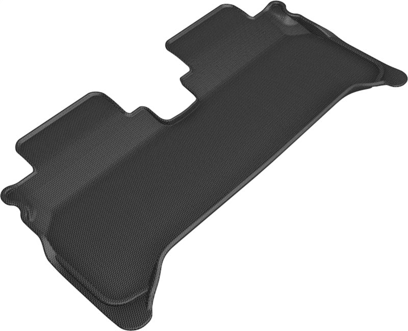 3D MAXpider All-Weather Floor Mats for 2022 Chevrolet Bolt EUV - Kagu Series 2nd Row Custom Fit Car Mats, Black - Durable & Easy to Clean for Road Trips & Daily Commutes