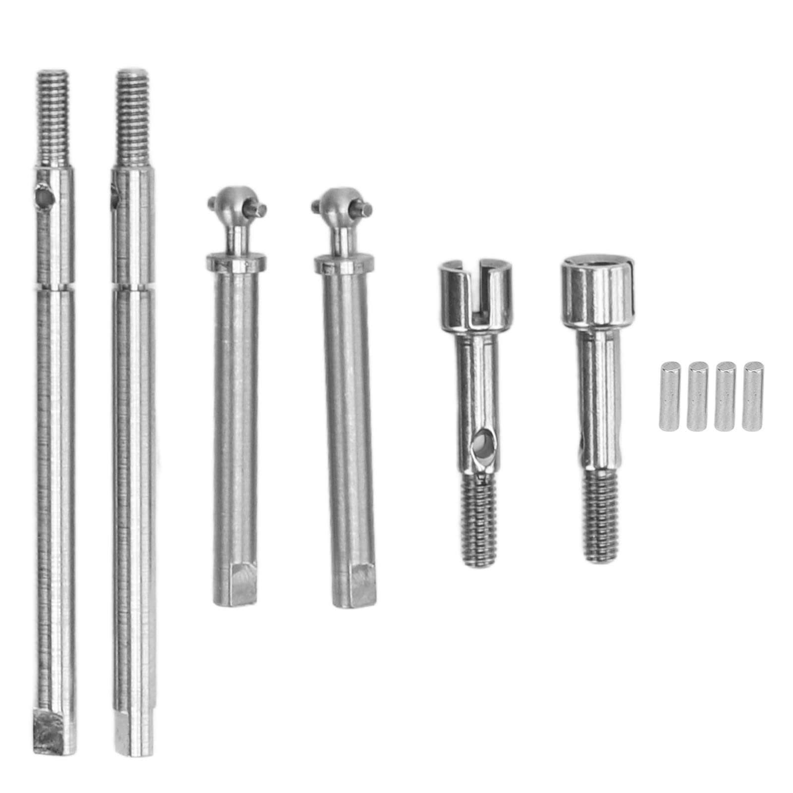 High Precision Stainless Steel Front & Rear Axle Drive Shaft Kit for RC Cars - Reduces Friction, Improves Transmission - Perfect for Off-Road Racing and RC Car Upgrades