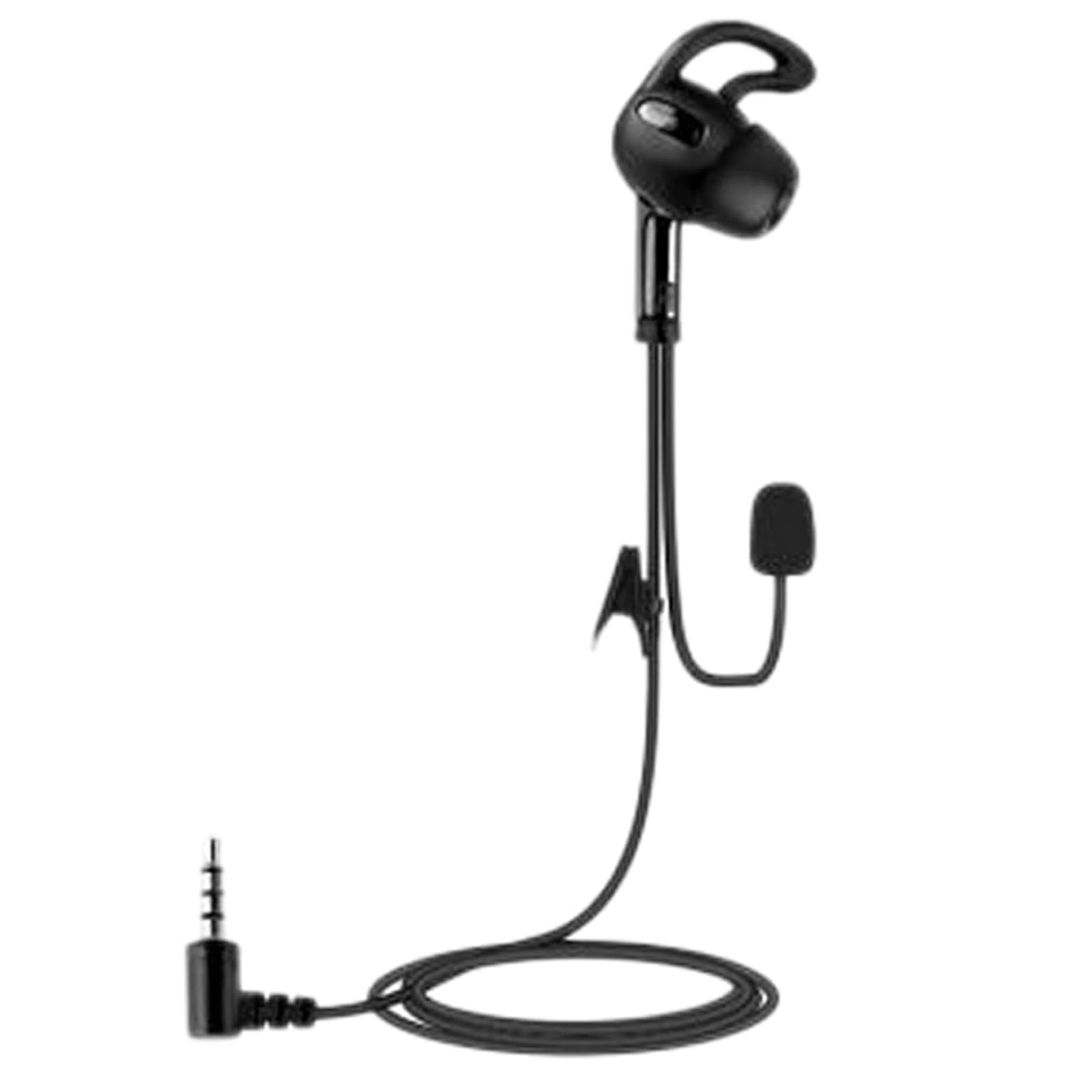 EJEAS XT-FBIM-EJ-R Football Referee Headset - In-Ear Communication Headset for FBIM Intercom System (Right Ear, Black) - Perfect for Soccer Referees, Coaches & Sports Officials During Games and Training Sessions
