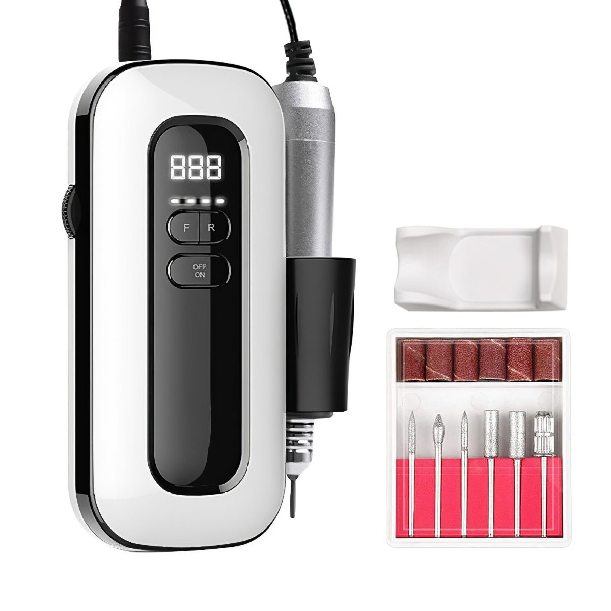 Professional 35000 RPM Nail Drill Machine (M9) - Electric Nail File for Salon & Home Manicure Pedicure - Perfect for Acrylic Nails, Gel Polish Removal & Nail Art Design