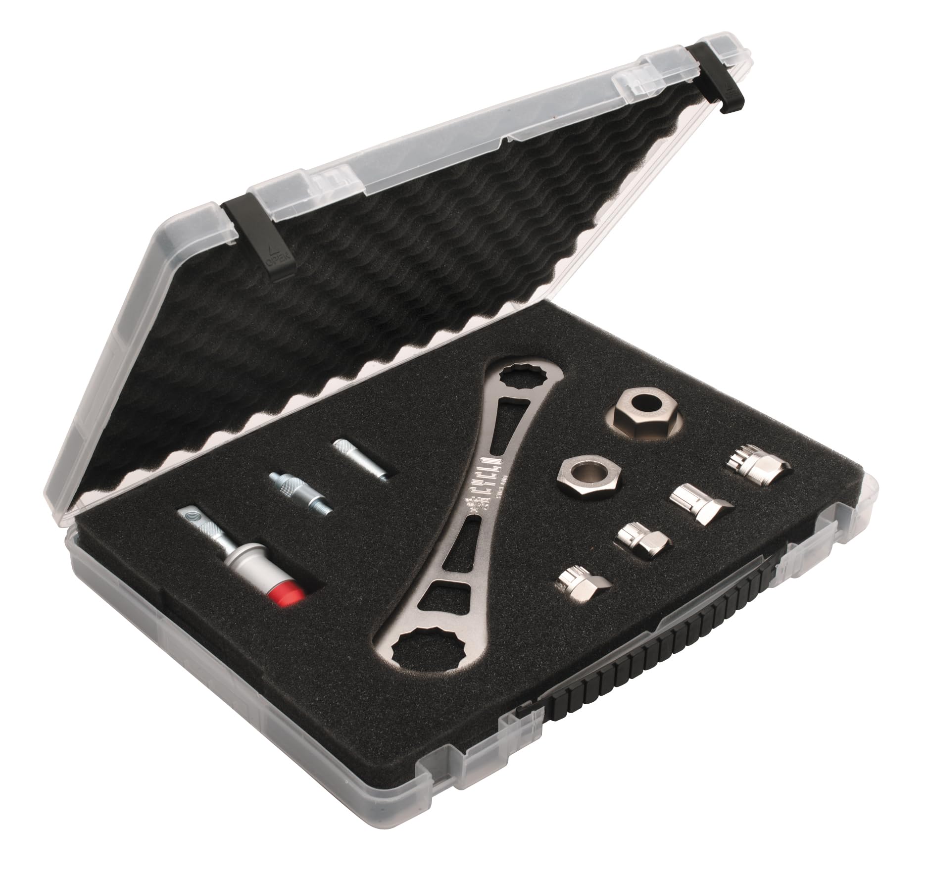 CYCLO Bb Complete Bike Bottom Bracket Remover & Spanner Tool Kit with Storage Case - Perfect for Bicycle Maintenance & Repair at Home or Shop