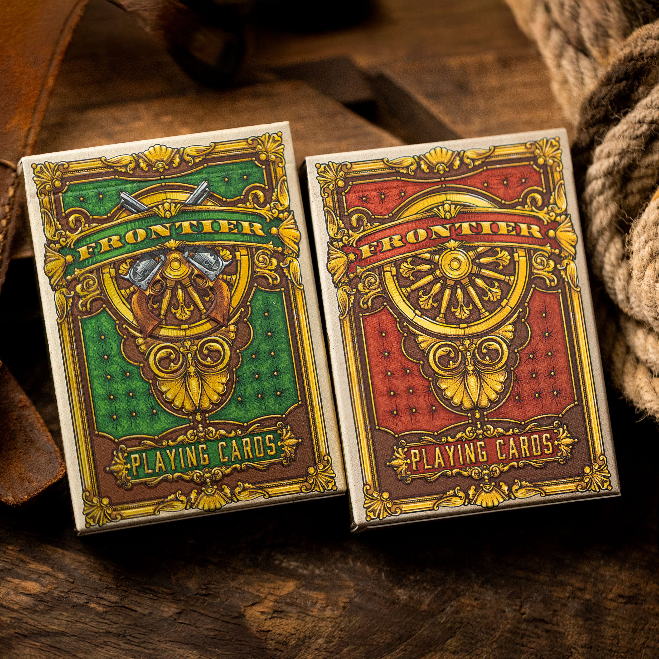 Premium Frontier Playing Cards - 100% Plastic, Waterproof & Durable for Poker, Magic Tricks & Card Games | Ideal for Casino Nights, Travel & Outdoor Camping