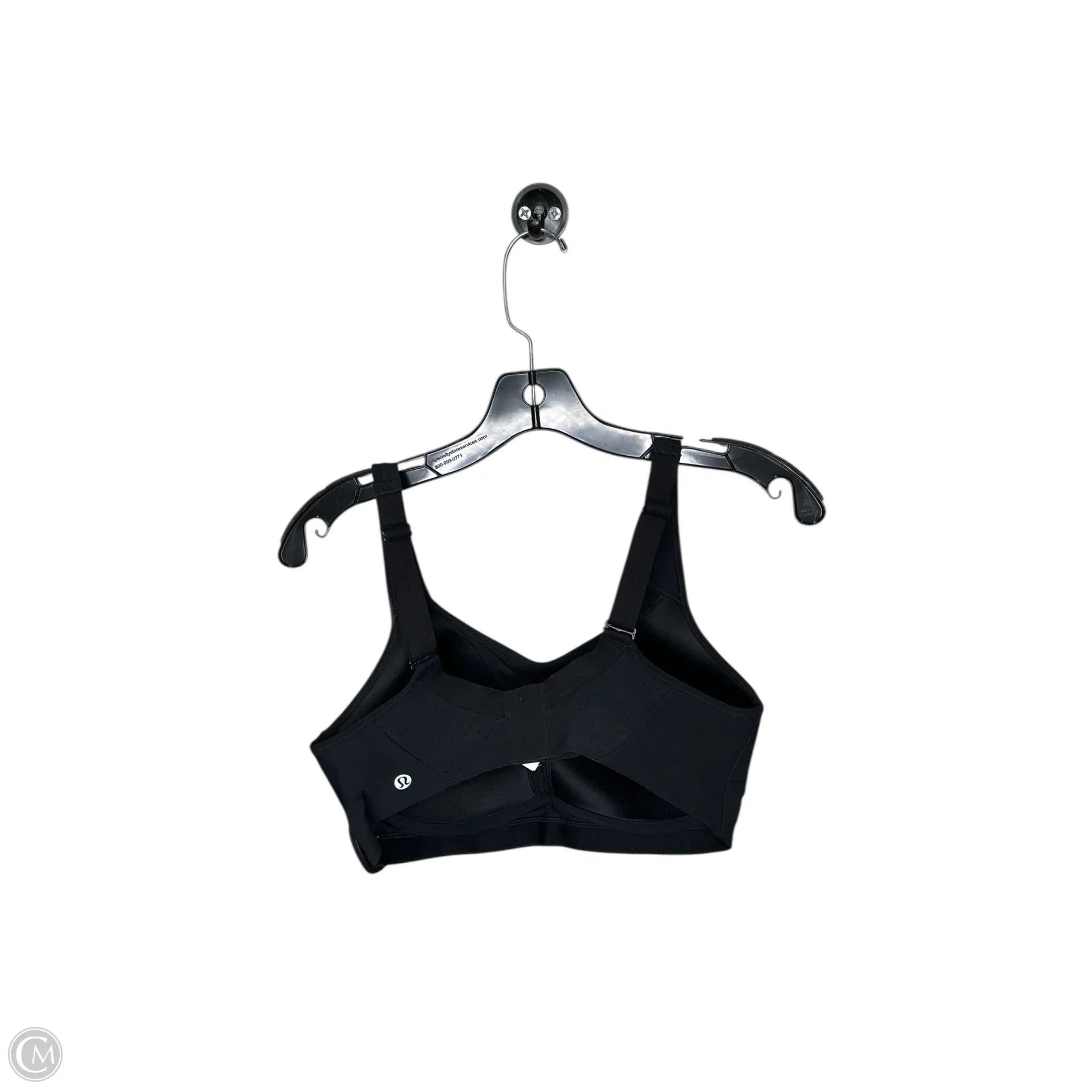 Lululemon Black Athletic Sports Bra for Women - Size Large - High Support Workout, Yoga & Running Top