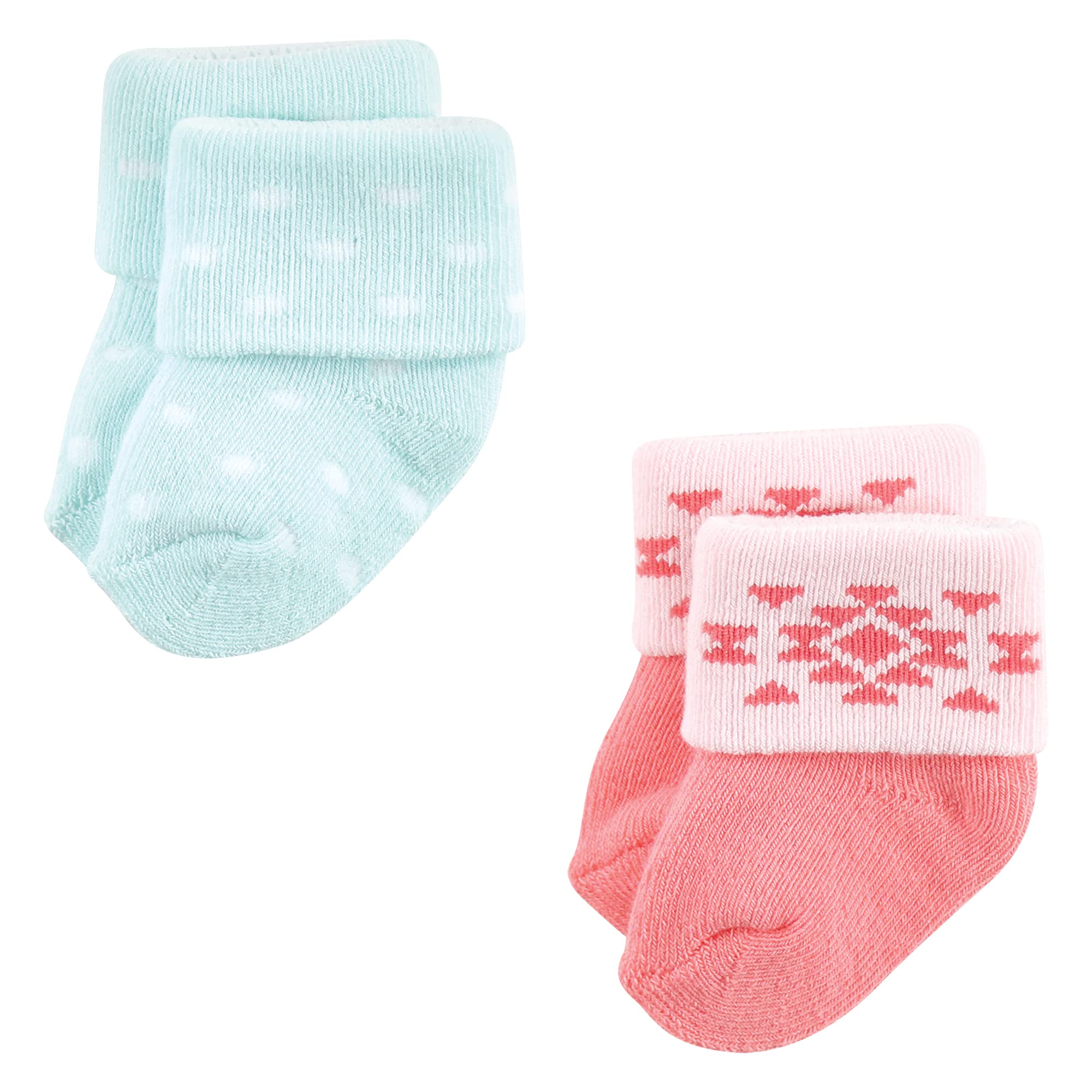 Luvable Friends Soft Terry Baby Socks for Newborns & Infants - Cozy & Breathable for Everyday Wear, Playtime, and Nursery
