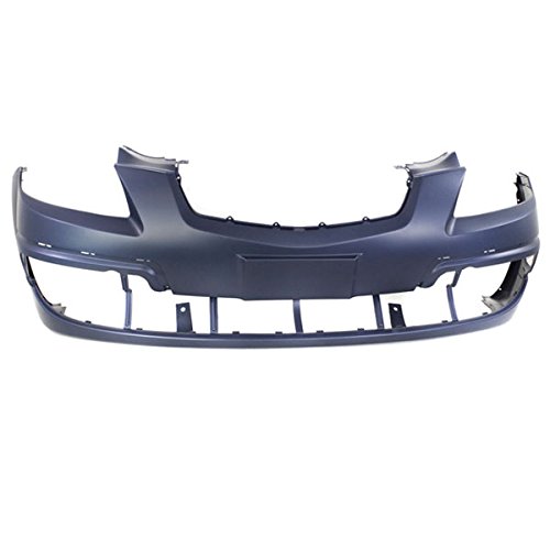 Primed Front Bumper Cover Assembly for 2006-2009 Kia Rio/Rio5 1.6L - KI1000131 865111G000 | Perfect Fit Replacement for Accident Repair & Car Restoration
