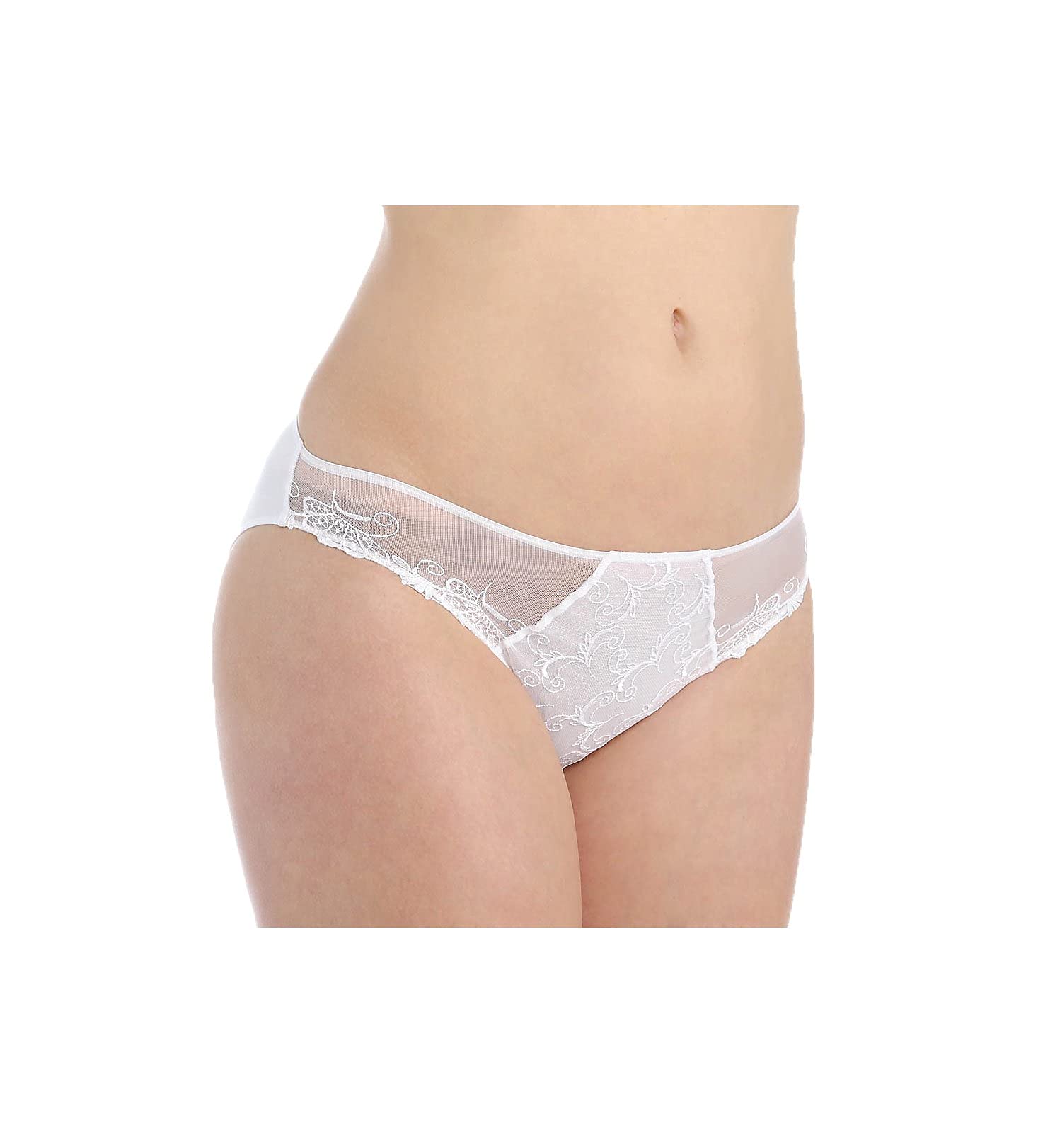 Lise Charmel Women's Eprise Guipure Lace Bikini Panty - Sexy High Cut Brief Underwear for Date Night & Special Occasions BCC0298
