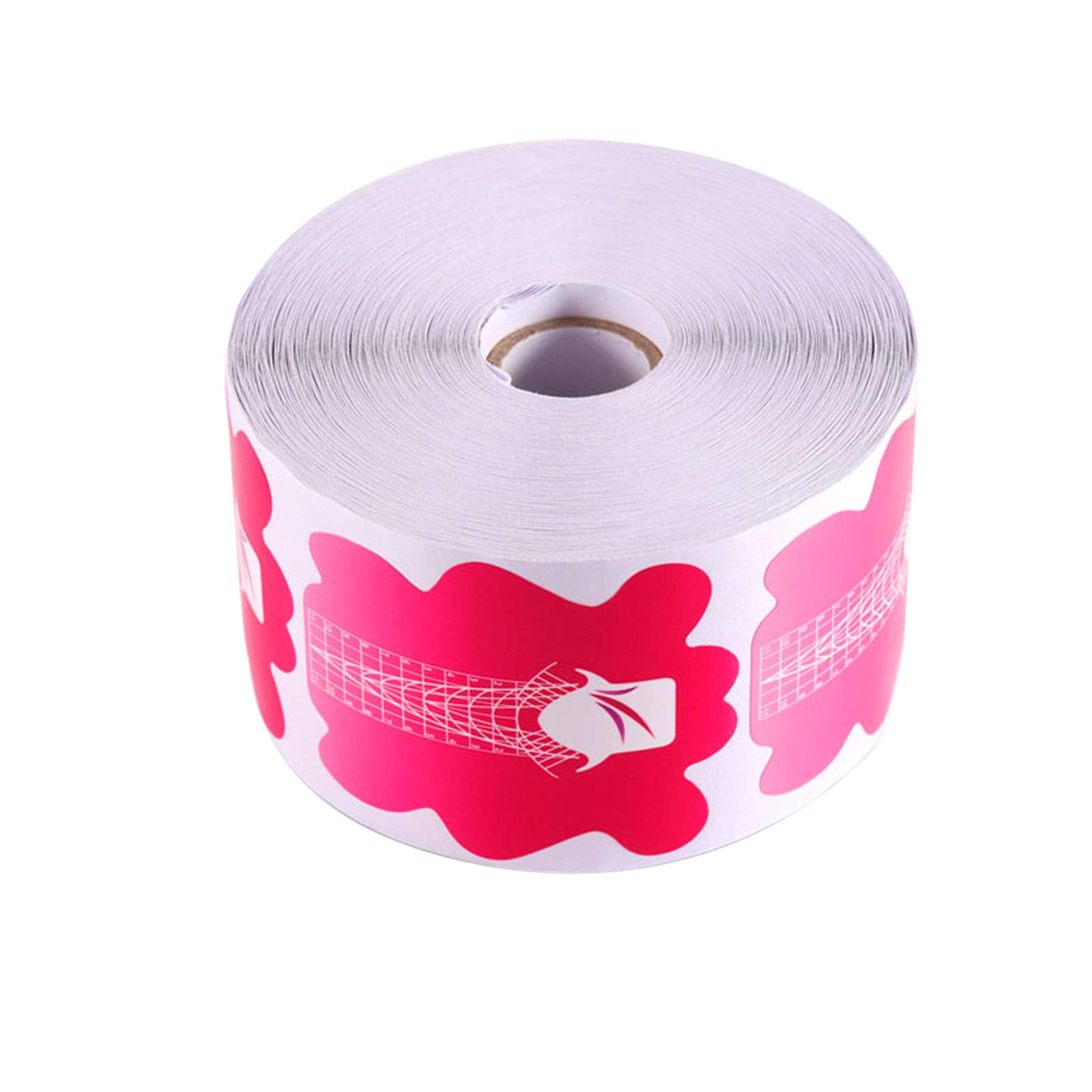 Funien Nails Form - 100/500Pcs Reusable Nail Art Guide Stickers for Acrylic & Gel Nail Extensions | DIY Manicure Tool for Salon & Home Use
