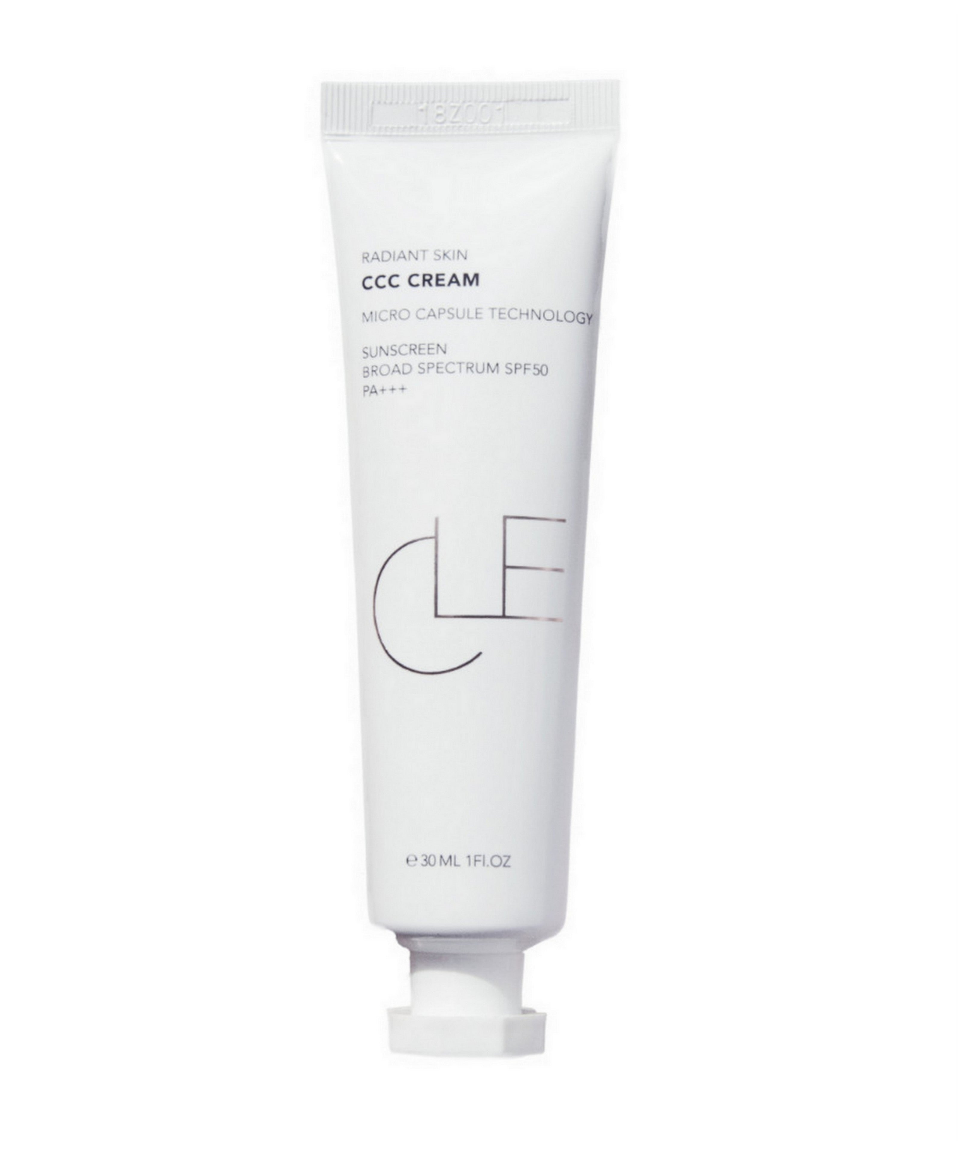 CLE Cosmetics CCC Cream Foundation SPF 50 - 30ml/1 fl oz - Full Coverage, Moisturizing & Sun Protection (Deep Shade) - Perfect for Daily Wear, Makeup Base & Sunscreen Protection