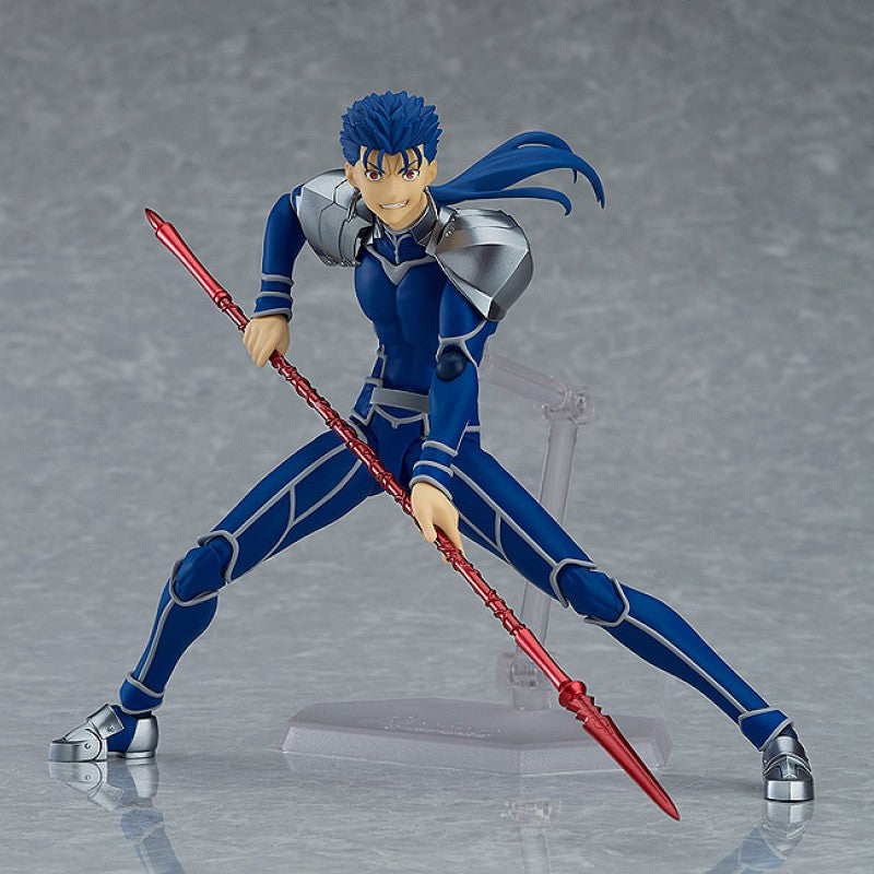 Fate/Grand Order Figma #375 Lancer Cu Chulainn Action Figure - Collectible Anime Model for Display & Role-Playing Scenes