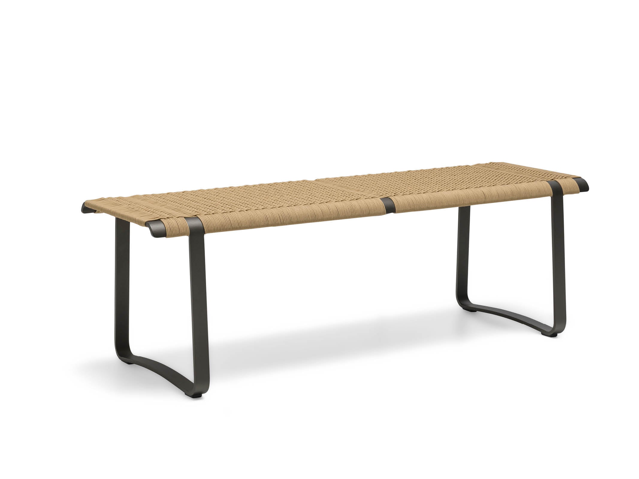 Green Point Bench - Modern Outdoor Wooden Bench for Patio, Garden, and Backyard - Durable & Weather-Resistant for Relaxing and Entertaining