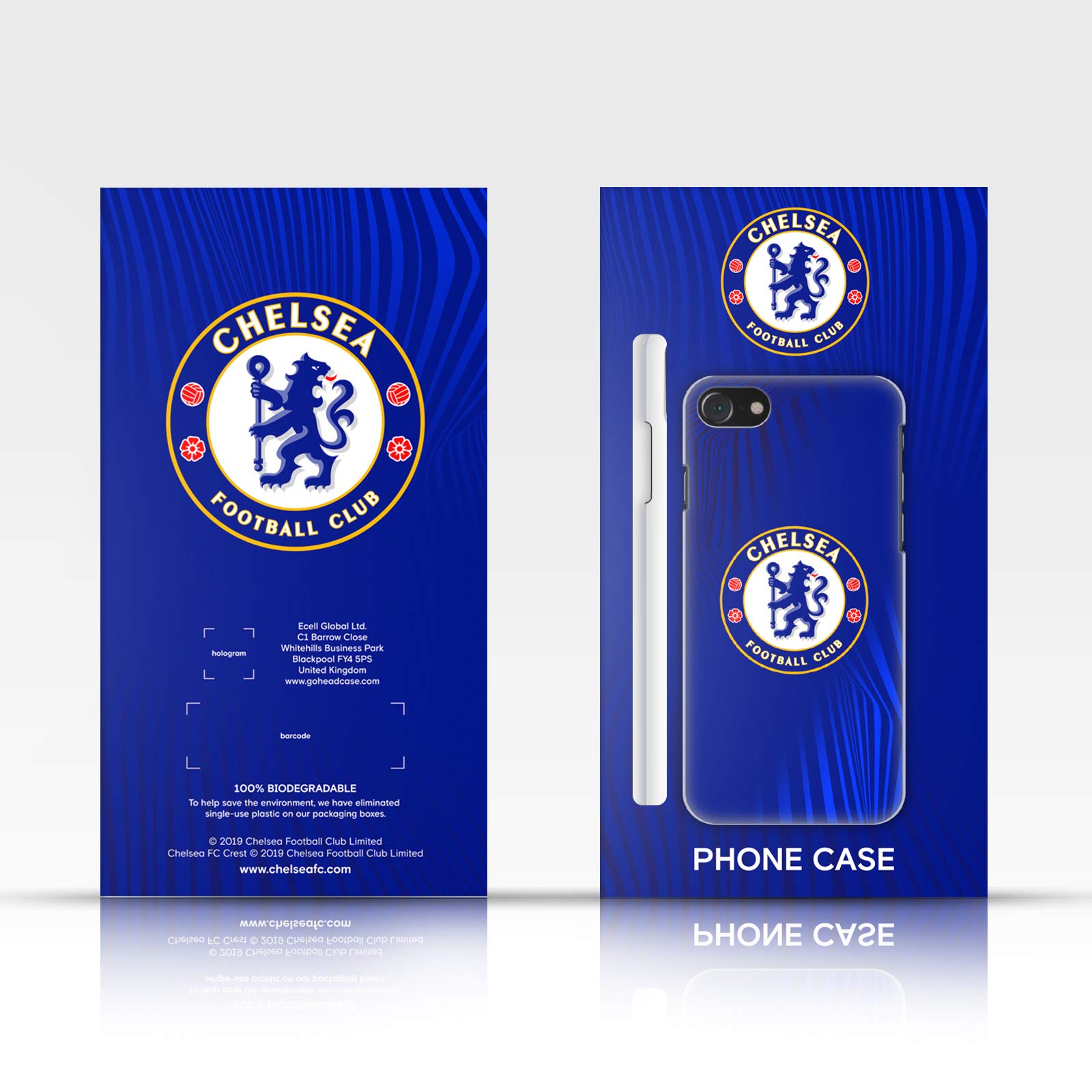 Head Case Designs Chelsea FC White Marble Gel Phone Case for Samsung Galaxy A01 Core (2020) - Officially Licensed Football Gift & Protective Cover for Fans