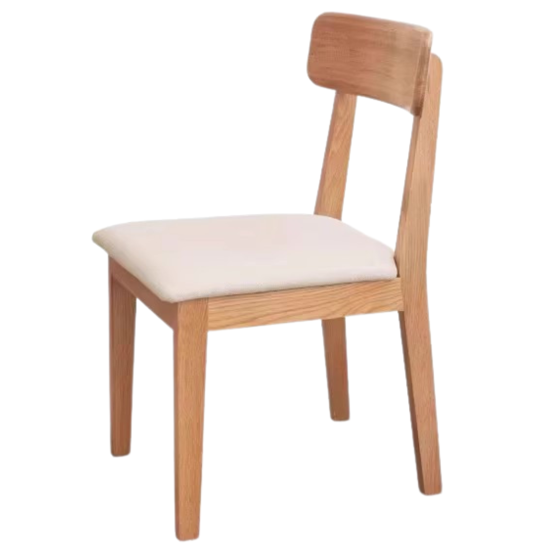 Premium Solid Wood Dining Chairs Set of 4 - Black Walnut, Ash & Oak - Elegant Modern Home Furniture for Dining Room, Kitchen & Office Use