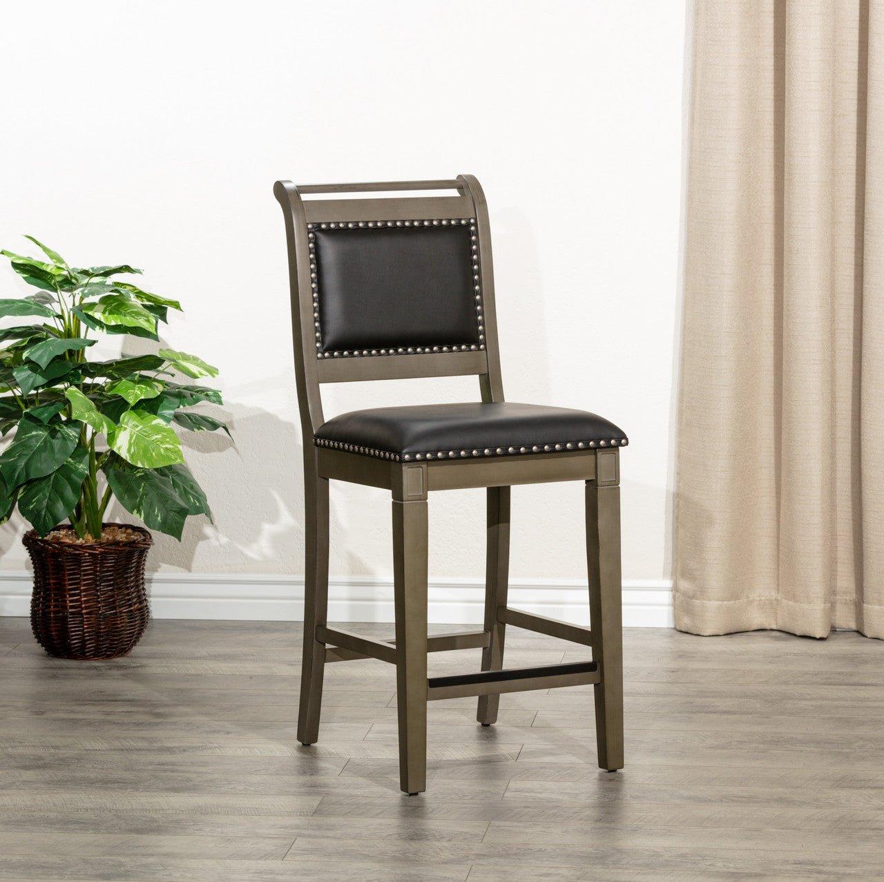 Centennial 30-Inch Bar Stool & 24-Inch Counter Stool Set - Modern Kitchen & Dining Room Furniture for Home, Bar, Restaurant & Cafe Use