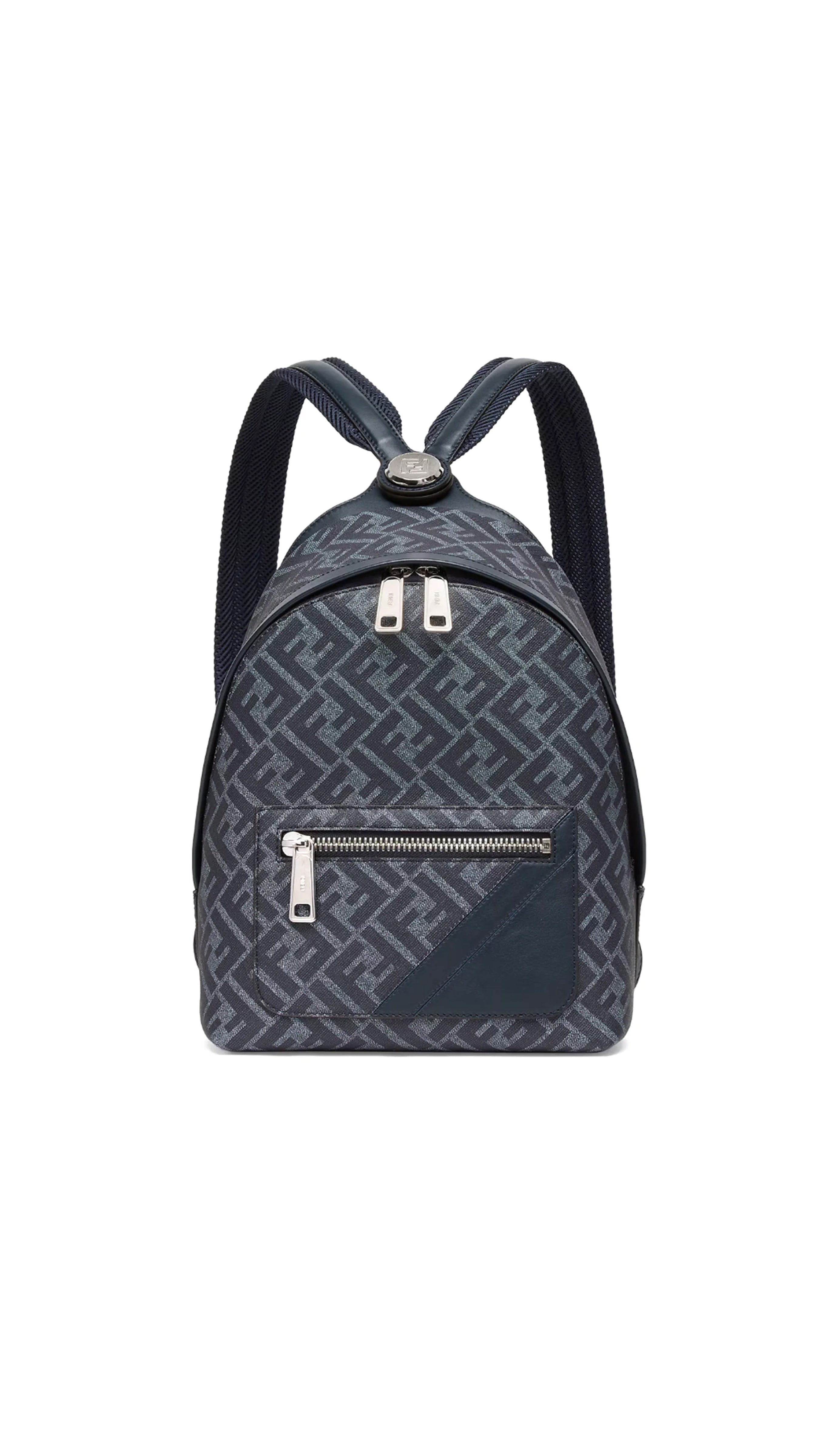 Fendi Chiodo Small Diagonal Blue Leather Shoulder Bag - Luxury Designer Handbag for Women | Perfect for Work, Travel & Evening Out