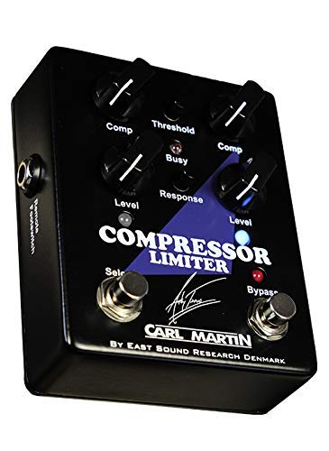 Carl Martin ATCOMPLIM Bass Compression Effect Pedal for Guitarists - Professional Audio Compressor Pedal for Bass & Electric Guitar - Perfect for Live Performances & Studio Recording