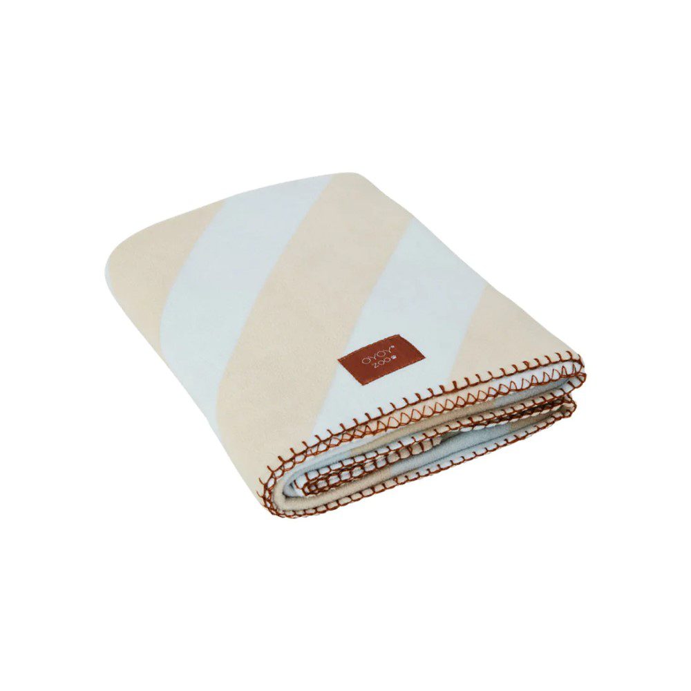 OYOY ZOO Kaya Dog Blanket - Soft & Cozy Pet Blanket for Dogs & Cats, Ice Blue, 2 Sizes (Small & Large) - Perfect for Couch, Bed & Travel Use