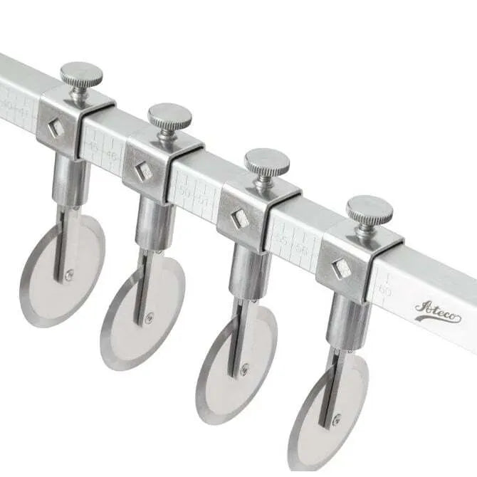 Multi-Wheel Adjustable Cutter with Hosting Rod - Professional Precision Cutting Tool for DIY, Woodworking & Craft Projects