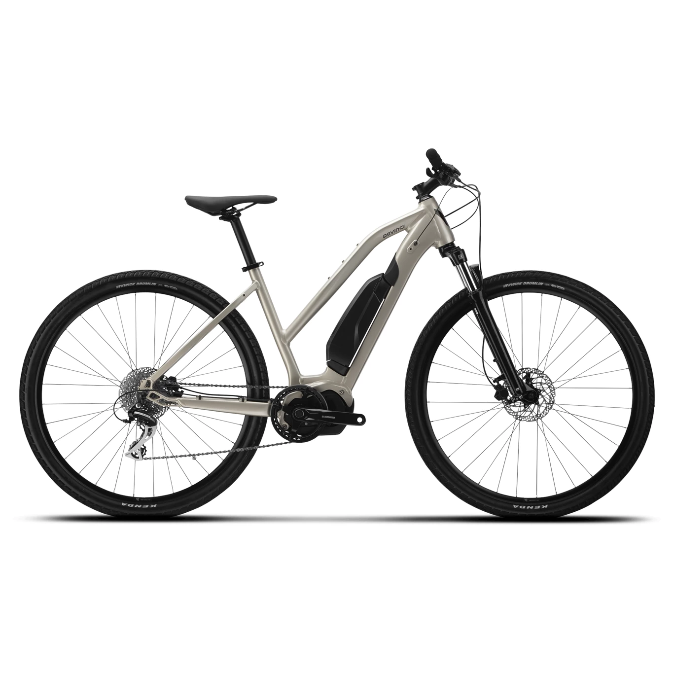 Devinci E Milano Stepthru E5000 Electric Bike - 8-Speed Commuter E-Bike for Urban Riding (2025 Model) | Perfect for City Commutes & Leisure Cycling